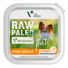 Raw Paleo Pate Mini Adult Mix Tacka 8x150g Mokra Karma Dla Psów Małych Ras z Wołowiną i Indykiem