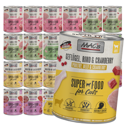 MAC's 24x800g Bezzbożowa Mokra Karma Dla Kota Mix 6 Smaków