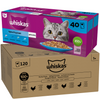 Whiskas Adult 160x85g Mokra Karma Dla Dorosłego Kota Drobiowa Uczta Rybne Przysmaki w Galaretce