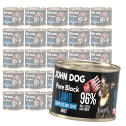 John Dog Pure Black Lamb Adult 24x200g Mokra Karma Dla Psa Z Jagnięciną