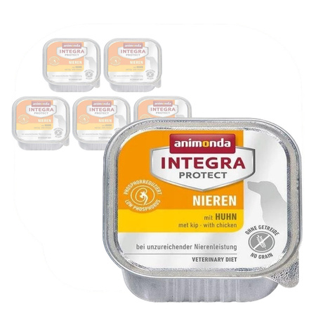 Animonda Integra Protect Nieren 6x150g Mokra Karma z Kurczakiem Dla Psów z Niewydolnością Nerek
