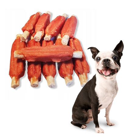 Happy Snacky KRÓLIK NA PATYCZKU WOŁOWYM 500g - naturalny przysmak, przekąska dla psa