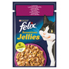 Felix Sensations Jellies Karma Dla Kotów Z Kaczką W Galaretce Ze Szpinakiem 24x85g
