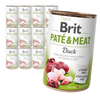 Brit Pate&Meat Mokra Karma dla Psów z Kaczką i Kurczakiem Puszka 12x400g