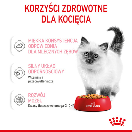 Royal Canin Kitten 85g Galaretka Mokra Dla Kociąt Do 12 Miesiąca Życia