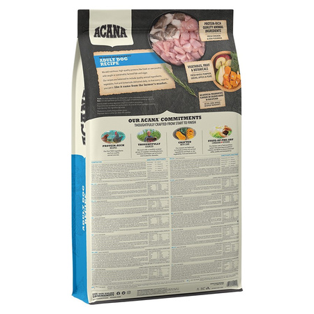 Acana Adult Dog Recipe 11,4kg Sucha Karma Dla Psa z Kurczakiem i Morszczukiem