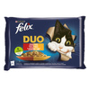 Purina Felix Fantastic Duo Mokra Karma Dla Kota 320g (4x85g) Wiejskie Smaki W Galaretce