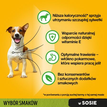 Pedigree Saszetka 48x100g Mokra Karma W Sosie Dla Psa Wołowina, Kurczak, Jagnięcina, Indyk