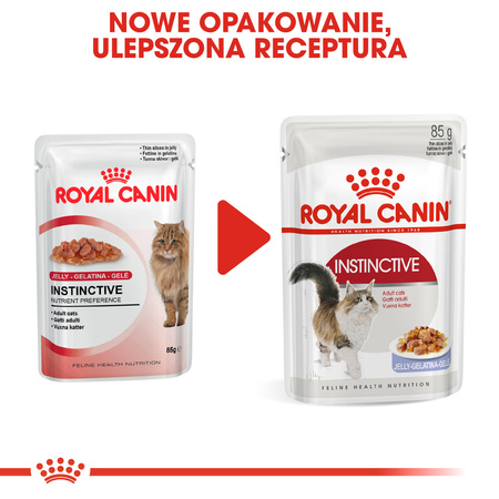 Royal Canin Instinctive FHN Karma Mokra W Galaretce Dla Kotów Dorosłych Wybrednych 36x85g