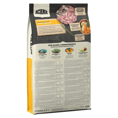 Acana Puppy Recipe 11,4kg Sucha Karma Dla Szczeniąt Średnich Ras z Kurczakiem i Morszczukiem