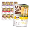 Raw Paleo Adult Duoprotein Mix Smaków 12x400g Mokra Karma Dla Psa