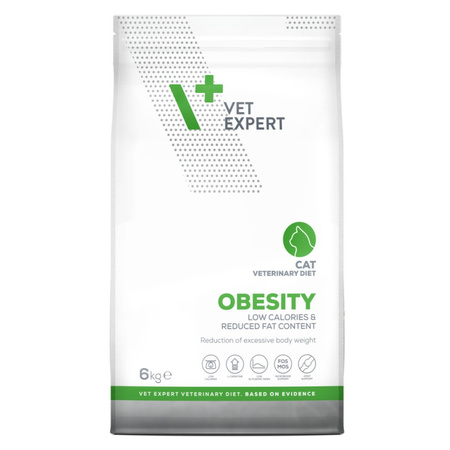 Vet Expert Obesity Sucha Karma Dietetyczna Dla Kota Z Drobiem 6kg Redukcja Masy Ciała