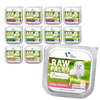 Raw Paleo Pate Mini Puppy 12x150g Monoproteinowa Mokra Karma Pasztet Dla Szczeniąt Małych Ras Z Wieprzowiną Kaczką I Jagnięciną