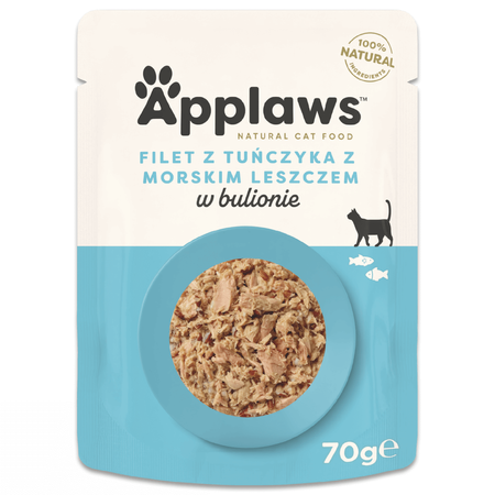 Applaws Cat Mokra Karma Dla Kota 12x70g Tuńczyk Z Leszczem W Bulionie