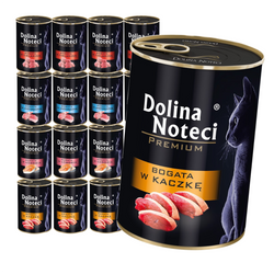Dolina Noteci PREMIUM 16x400g Mix Smaków Mokra Karma Dla Kota