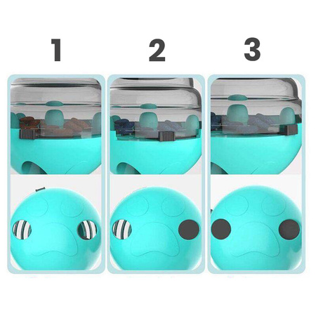 Zabawka Dla Psa Z Dozownikiem Karmy Interaktywna Niebieska 10x12cm