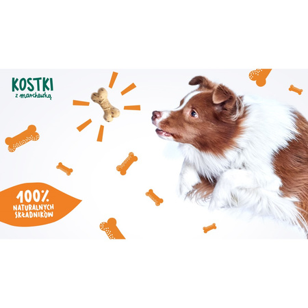 John Dog Naturalny Przysmak Dla Psa Ciastka Kostki Drobiowe Z Marchewką 300g