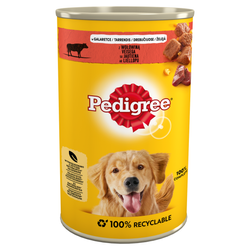 PEDIGREE Z Wołowiną 1200g W Galaretce Dla Dorosłych Psów Mokra Karma