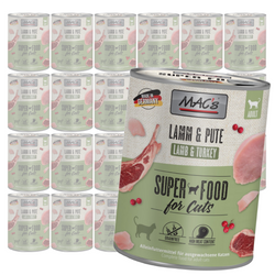 MAC's 24x800g Bezzbożowa Mokra Karma Dla Kota Jagnięcina Indyk