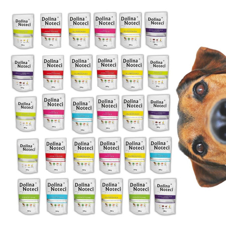 Dolina Noteci Premium Mix Smaków Bez Ryb 30 x 500g Mokra Karma Dla Psa Saszetki