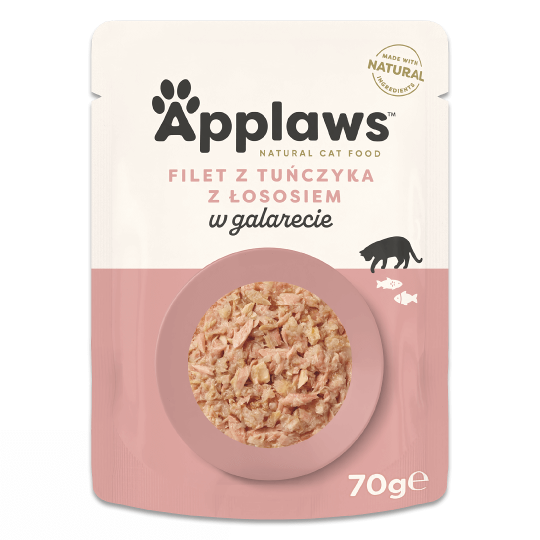 Applaws Cat Mokra Karma Dla Kota 70g Filet z Tuńczyka z Łososiem w Galaretce