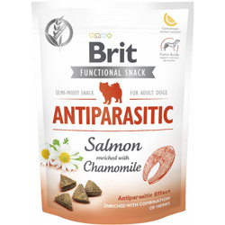BRIT CARE Karma Uzupełniająca Przysmaki Premium dla Psa z Łososiem i Rumiankiem 150g
