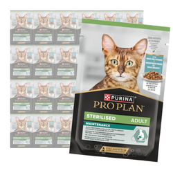 Purina Pro Plan Adult Sterilised Maintenance 24x85g Mokra Karma Dla Kota z Rybami Oceanicznymi w Galaretce