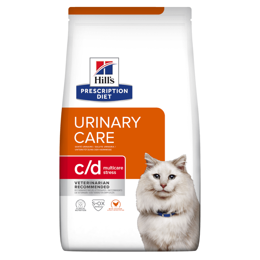Hill's Prescription Diet c/d Multicare Stress 8kg Sucha Karma Z Kurczakiem Dla Kota Wsparcie Zdrowia Układu Moczowego