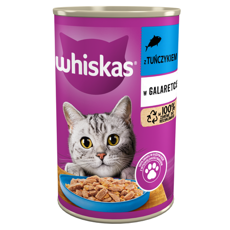 WHISKAS Adult 4 Smaki 12x400g Mokra Karma Dla Dorosłych Kotów (Kurczak Wołowina Tuńczyk Kaczka)