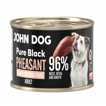 John Dog Pure Black Adult 6x200g Mokra Karma Dla Psa Mix Smaków