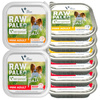 Raw Paleo Pate Mini Adult Mix Tacka 8x150g Mokra Karma Dla Psów Małych Ras z Wołowiną i Indykiem
