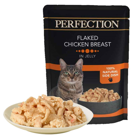 Perfection Pierś Z Kurczaka W Płatkach 12x70g Mokra Karma Dla Kota W Galaretce