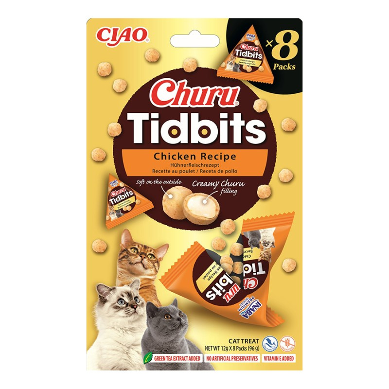 Inaba Cat Churu Tidbits Chicken Recipe Mix 4 Smaków