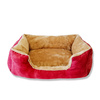 Legowisko Prostokątne Dla Psa i Kota Czerwone 60x55x20cm