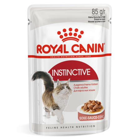 Royal Canin Instinctive FHN 24x85g Karma Mokra W Sosie i Galaretce Dla Kotów Dorosłych Wybrednych