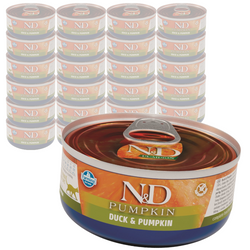 Farmina N&D Cat Duck & Pumpkin 24x70g Mokra Karma Dla Kota Kaczka z Dynią