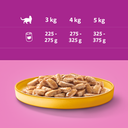 WHISKAS Adult puszka 12x 400g KURCZAK mokra karma w sosie dla dorosłych kotów