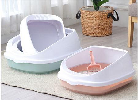 KUWETA DLA KOTA OTWARTA Z RAMKĄ NA ŻWIREK 48x40x21cm