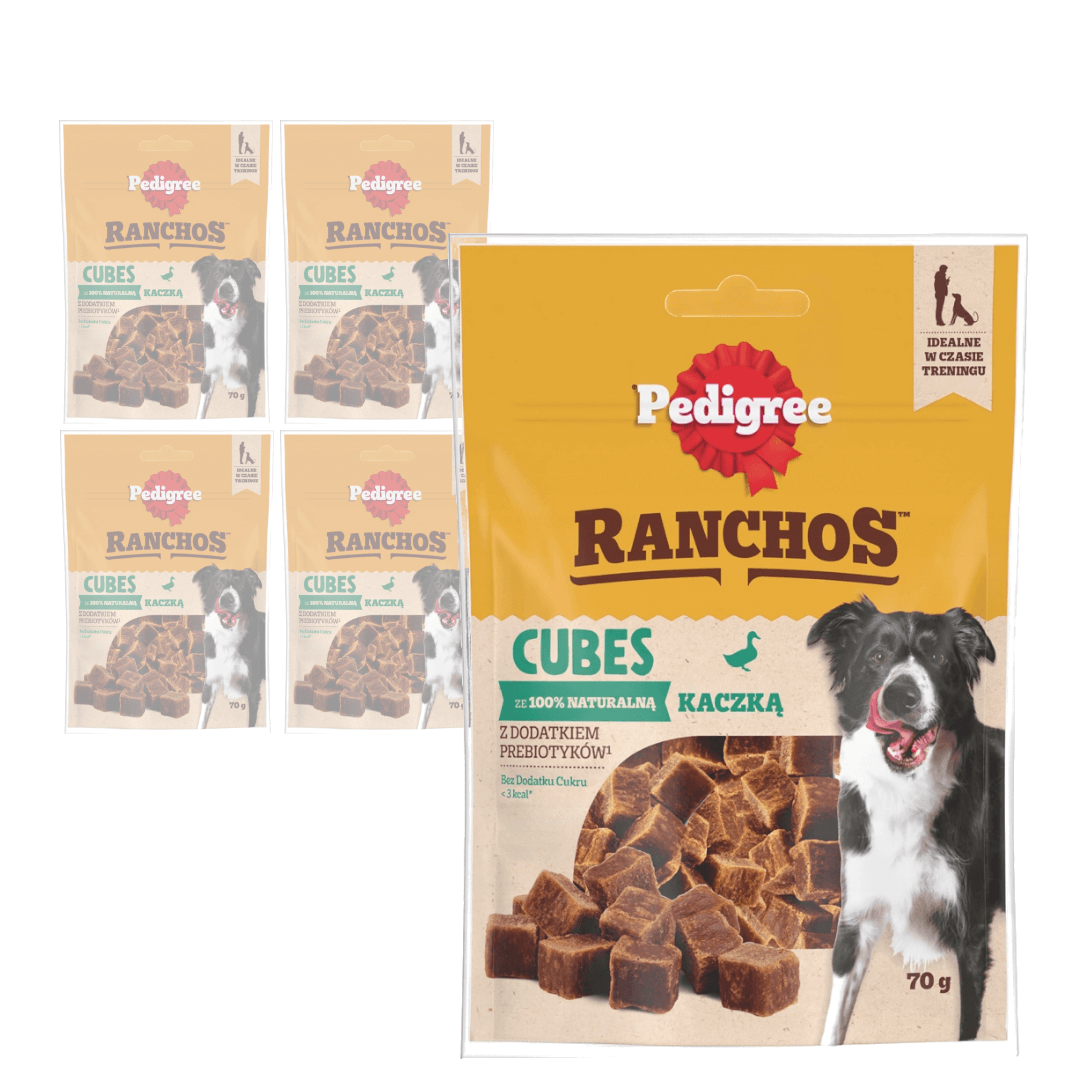 Pedigree Ranchos Cubes z Kaczką Przysmak Dla Psa