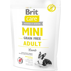 BRIT CARE Sucha Karma Premium Bezzbożowa dla Dorosłych Psów Małych Ras z Jagnięciną 0,4kg