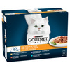 Purina Gourmet Perle Mix 4 Smaki 48x85g Mokra Karma Dla Kota Mini Fileciki w Sosie