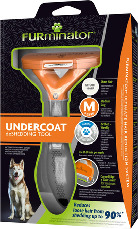 Furminator Dla Psów Krótkowłosych - Średnia Szczotka Do Psiej Sierści M
