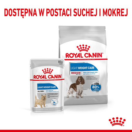Royal Canin Medium Light Weight Care 3kg Karma Sucha Dla Psów Średnich Ras Z Tendencją Do Nadwagi