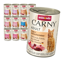 Animonda Carny Adult 12x400g Mokra Karma Dla Kota Mix Smaków