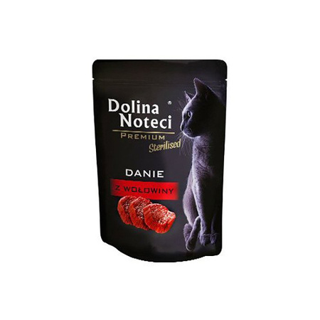 Dolina Noteci Karma Mokra Dla Kotów Mix 4 Smaków Danie z Wołowiny Tuńczyka Kaczki i Królika 10x85g