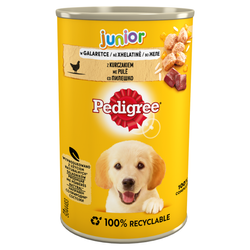 PEDIGREE Junior 400g z Kurczakiem w galaretce Zdrowy Start dla szczeniąt 1-12 miesięcy