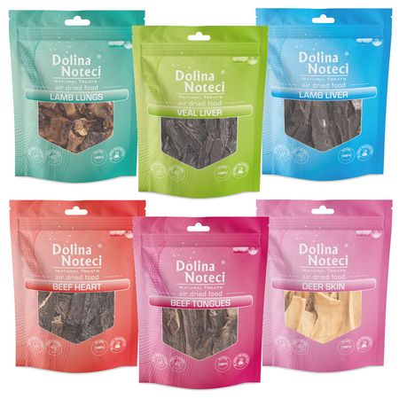 Dolina Noteci Natural Treats Mix Naturalnych Przysmaków Dla Psa 6szt