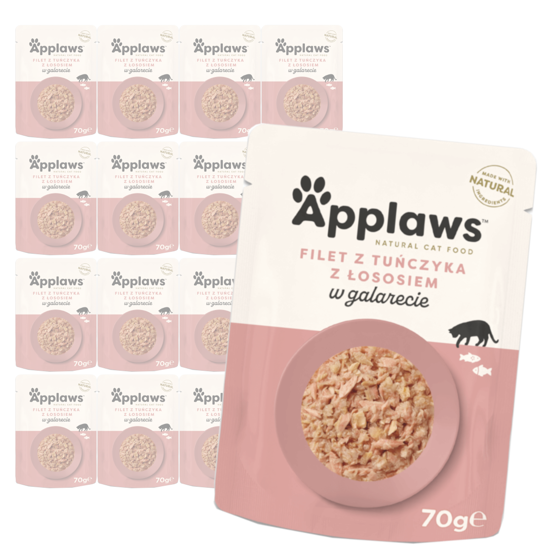 Applaws Cat Mokra Karma Dla Kota 70g Filet z Tuńczyka z Łososiem w Galaretce