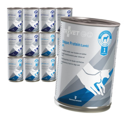 Trovet Unique Protein Mix 12x400g Mokra Karma Uzupełniająca Dla Psów i Kotów z Jagnięciną i Królikiem