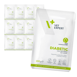 VetExpert Veterinary Diet Diabetic Cat 12x100g Mokra Weterynaryjna Karma Dla Kotów Z Cukrzycą